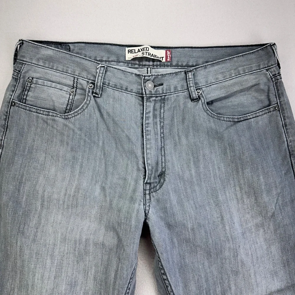 VTG Levi's Jeans 559 Men's 36x32 Grey Denim Relaxed‎ Y2K Loose Skater 00s Work